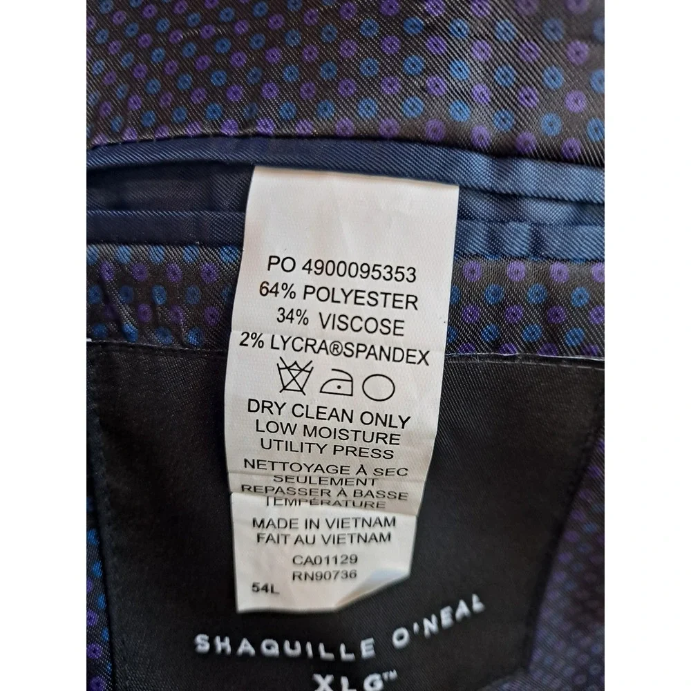 Shaquille O'Neal‎ Blazer Sport Coat Plaid Modern Fit Jacket XLG